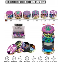 Гриндер D&K Градиент, Растамаская тематика ☘️ (четыре секции), 5,0см * 3,8см DK-5915-A4
