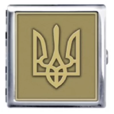 Портсигар на 20 сигарет Герб Украины Портсигар на 20 сигарет Герб Украины