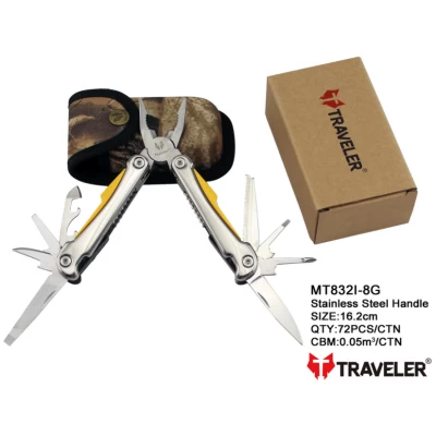 Многофункциональный нож (мультитул) Traveler 16,2см (72шт/ящ) MT832-1 Многофункциональный нож (мультитул) Traveler 16,2см (72шт/ящ) MT832-1