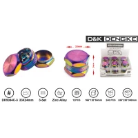 Гриндер D&K Градиент ☘️ (три секции), 3,3см * 2,4см DK-5084-C3