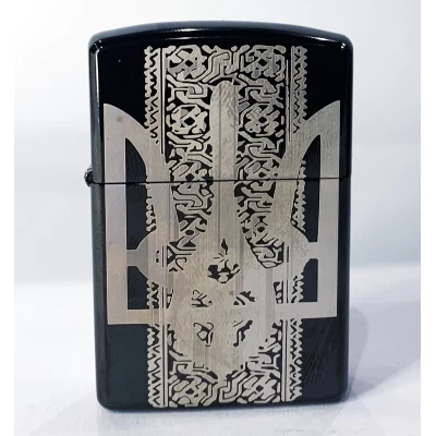 Зажигалка бензиновая Украина Zorro Lighter (Подарочная коробка