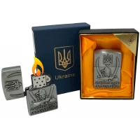 Зажигалка газовая Украина, Козак (Обычное пламя 