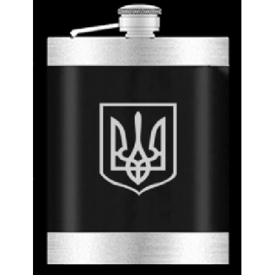 Фляга из нержавеюшей стали (283мл/ 10oz.) UKRAINE