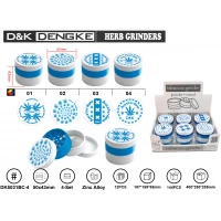Гриндер D&K CANNABIS ☘️ (четыре секции), 5,0см*4,3см DK-5031-BC4