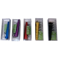 Металлическая курительная трубка-брелок D&K DENGKE с сетками DK-8466S