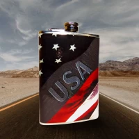 Фляга из пищевой нержавеющей стали USA (256 мл/ 9oz) D163