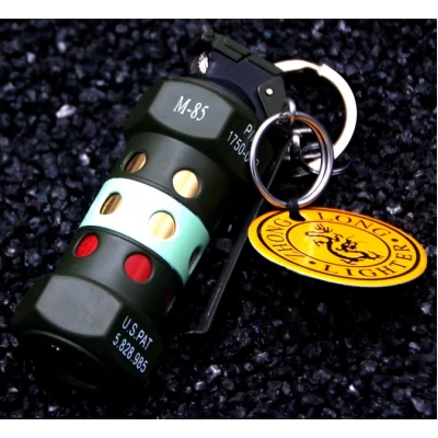 Зажигалка газовая Световая Граната CS:GO М-84, 9см (Турбо пламя