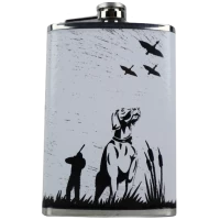 Фляга из пищевой нержавеющей стали Охотник (256 мл/ 9oz) D162