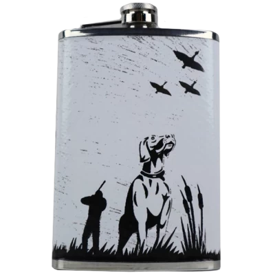 Фляга из пищевой нержавеющей стали Охотник (256 мл/ 9oz) D162