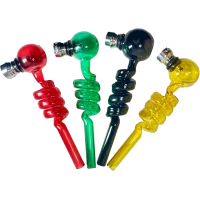 Стеклянная Трубка для Курения D&K Oil-pipe (14см) «Спираль» DK-8569A