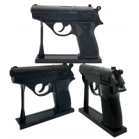 Зажигалка пистолет C.A.I. Georgia VT. Lighter (металл, передергивается затвор,15см) HL-632