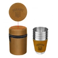 Набор рюмок в чехле (4шт по 30мл) Украина 