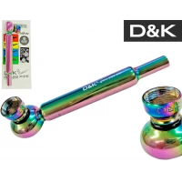 Стеклянная курительная трубка D&K (14см) сетки DK-8328-H