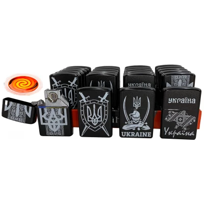 USB Зажигалка ⚡️ Украинская символика (спираль накаливания) HL-476