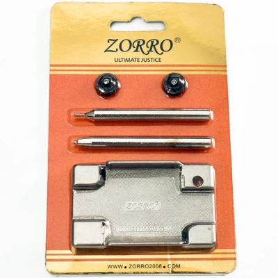 Набор инструментов для ремонта и обслуживания зажигалок Zorro Repair Tool Kit 7в1 HL-7702 Набор инструментов для ремонта и обслуживания зажигалок Zorro Repair Tool Kit 7в1 HL-7702