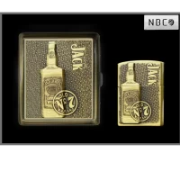 Подарочный набор NBC: зажигалка и портсигар Jack Daniels WKL-066