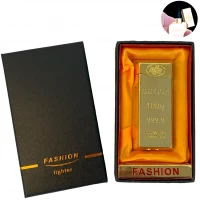 Подарочная зажигалка в виде золотого слитка ✨ XT-115