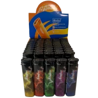 Газовые турбо-зажигалки BOSSJAZZ с абстрактным дизайном 