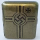 Коллекционный портсигар с нацистской символикой (реплика) HL-757