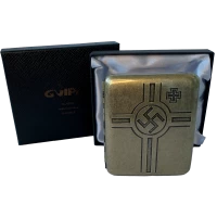 Коллекционный портсигар с нацистской символикой (реплика) HL-757