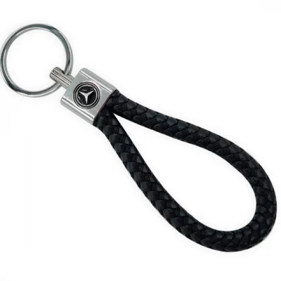 Кожаный Брелок с логотипом авто 