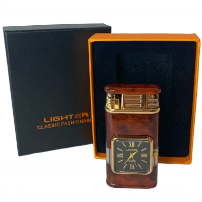 Зажигалка с встроенными часами Lighter - Classic Fashionable 