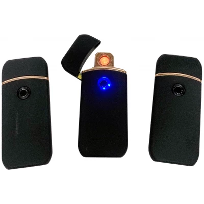 USB Зажигалка ⚡️ (спираль накаливания) HL-480 Black matte