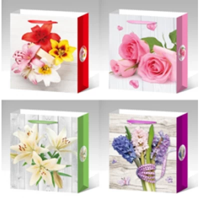 Пакет подарочный 210гр, 31 x 40 x 12см (12шт/уп) Серый Unison (DV-2106 L)