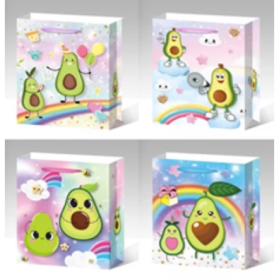 Пакет подарочный 210гр, 26 x 32 x 10см (12шт/уп) Разноцветный Unison (DV-2108 М)