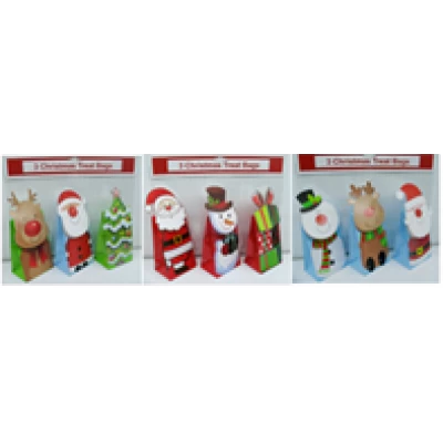 Пакет подарочный новогодний для конфет 8,5 х 13,8 х 6 см, 12шт/уп Красный Unison (935)