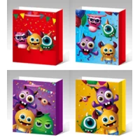 Пакет подарочный 210гр, 18 x 24 x 8,5см (12шт/уп) Разноцветный Unison (DV-2162 S)