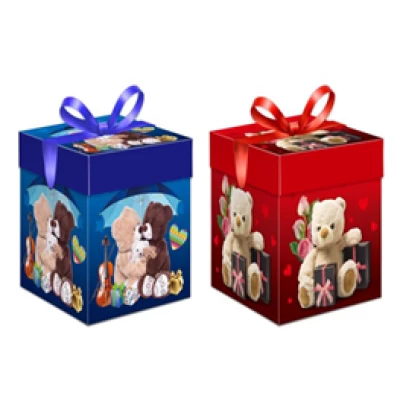 Коробка-бокс разборная 15 x 15 x 15см (12шт/уп) Unison (DV-2135 S)