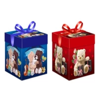 Коробка-бокс разборная 22 x 22 x 22см (12шт/уп) Unison (DV-2135 М)