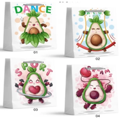 Пакет подарочный 210гр, 31 x 40 x 12см (12шт/уп) Разноцветный Unison (DV-2110 L)