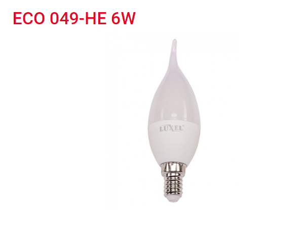 Лампа LED СА37 6w E14 3000K (049-HE) Лампа LED СА37 6w E14 3000K (049-HE)