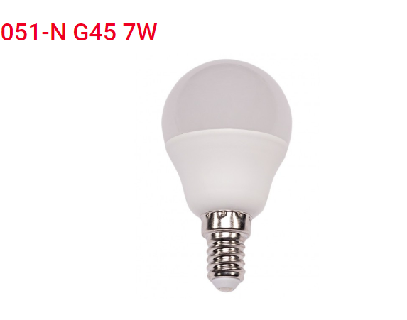 Лампа LED G45 7w E14 4000K (051-N) Лампа LED G45 7w E14 4000K (051-N)