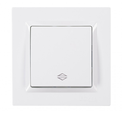 Выключатель проходной JAZZ (белый) 9015 Выключатель проходной JAZZ (белый) 9015