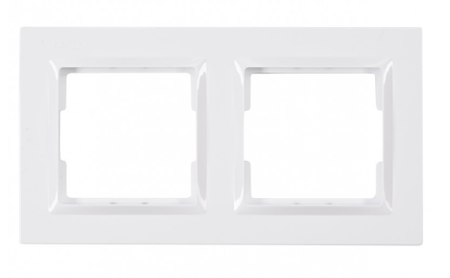 Рамка 2-я горизонтальная JAZZ (белый) 9022 Рамка 2-я горизонтальная JAZZ (белый) 9022