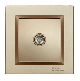 РОЗЕТКА ТЕЛЕВИЗИОННАЯ LUXEL JAZZ (9609) БРОНЗОВАЯ РОЗЕТКА ТЕЛЕВИЗИОННАЯ LUXEL JAZZ (9609) БРОНЗОВАЯ