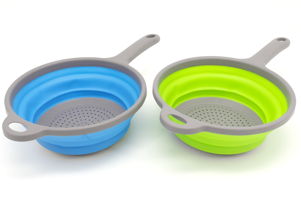 Дуршлаг Силиконовый Складной Круглый С Ручкой 1978 Дуршлаг Силиконовый Складной Круглый С Ручкой 1978