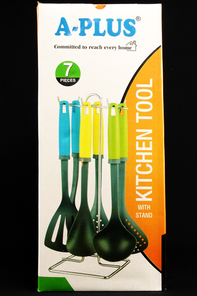 Кухонный Набор 7 Предметов С Дерев. Ручками A-PLUS 0227 Кухонный Набор 7 Предметов С Дерев. Ручками A-PLUS 0227