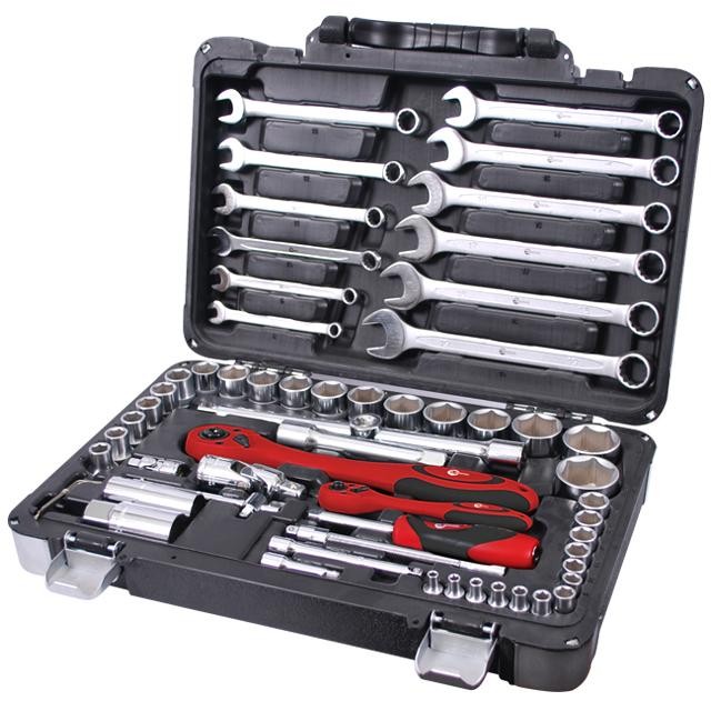Профессиональный набор инструментов 1/4" & 1/2" 61 ед INTERTOOL ET-6061 Профессиональный набор инструментов 1/4" & 1/2" 61 ед INTERTOOL ET-6061