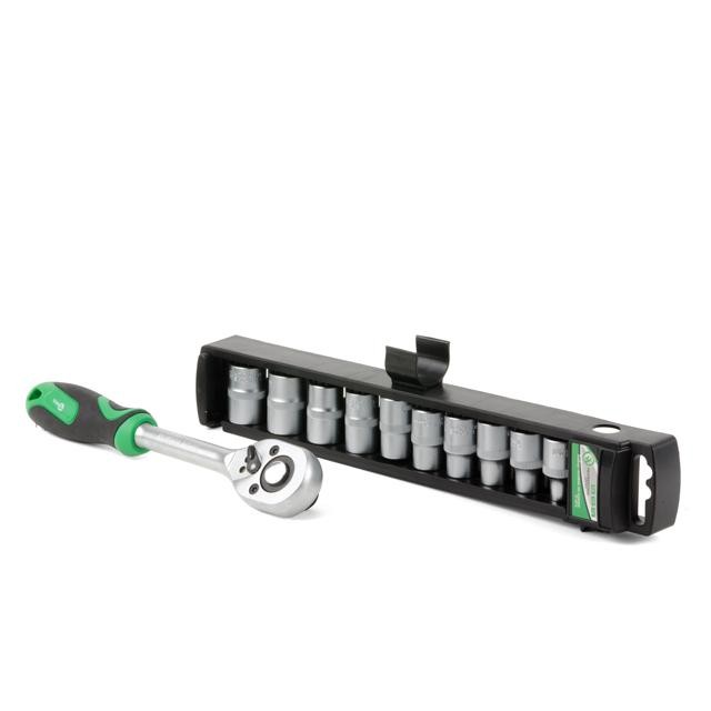 Набор головок 10шт. 1/2"-8,10,12,13,14,15,16,17,18,19 мм c трещоткой INTERTOOL ET-6013 Набор головок 10шт. 1/2"-8,10,12,13,14,15,16,17,18,19 мм c трещоткой INTERTOOL ET-6013