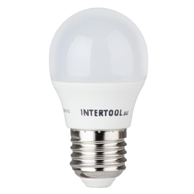 Светодиодная лампа LED 5Вт, E27, 220В, INTERTOOL LL-0112 Светодиодная лампа LED 5Вт, E27, 220В, INTERTOOL LL-0112