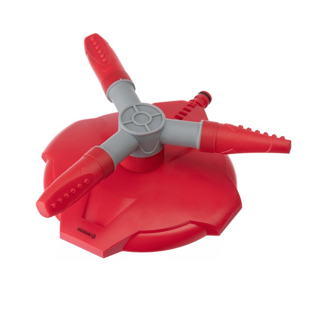 Дождеватель круговой с тремя распылителями с вращающейся головкой на базе INTERTOOL GE-0075 Дождеватель круговой с тремя распылителями с вращающейся головкой на базе INTERTOOL GE-0075