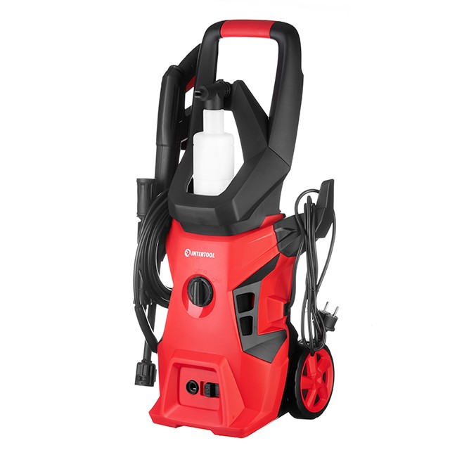 Мойка высокого давления 1600Вт, ном. 6 л/мин, макс. 7 л/мин, 90-130бар INTERTOOL DT-1515 Мойка высокого давления 1600Вт, ном. 6 л/мин, макс. 7 л/мин, 90-130бар INTERTOOL DT-1515