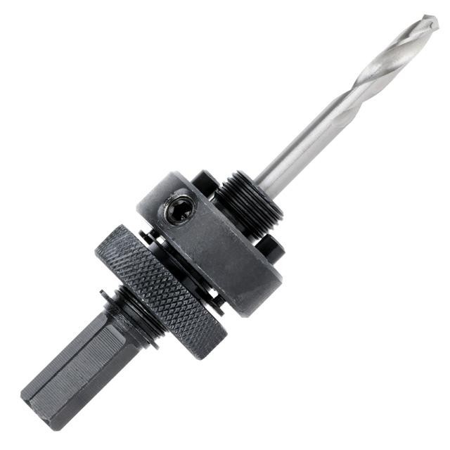 Держатель сверла корончатого биметаллического 7/16" с центрирующим сверлом (32-210 мм) INTERTOOL SD-5602 Держатель сверла корончатого биметаллического 7/16" с центрирующим сверлом (32-210 мм) INTERTOOL SD-5602