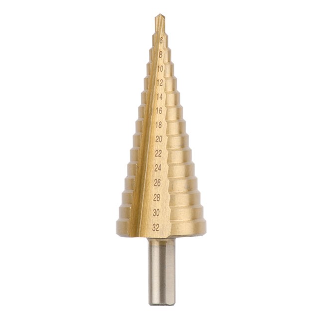 Сверло ступенчатое по металлу 4-32 мм INTERTOOL SD-5832 Сверло ступенчатое по металлу 4-32 мм INTERTOOL SD-5832