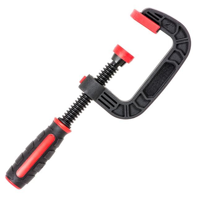 Струбцина тип "C" 3",75мм, нейлоновая INTERTOOL HT-6012 Струбцина тип "C" 3",75мм, нейлоновая INTERTOOL HT-6012