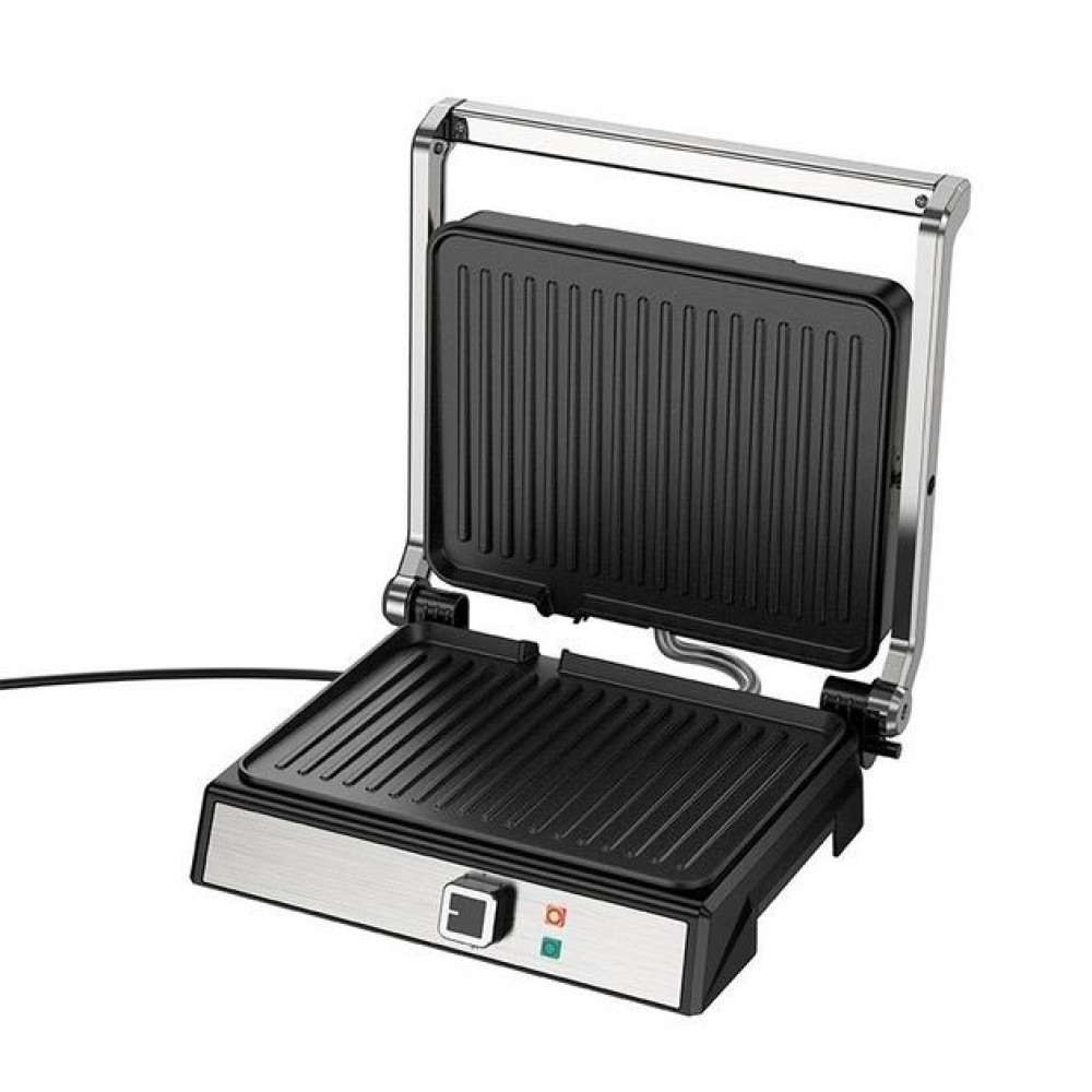 Контактный прижимной гриль HOCO HE40 открывается на 180 градусов мощность 1800W Контактный прижимной гриль HOCO HE40 открывается на 180 градусов мощность 1800W